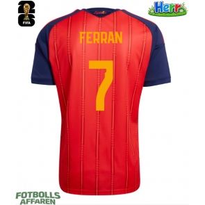 Spanien Ferran Torres #7 Hemmatröja VM 2026 Kortärmad